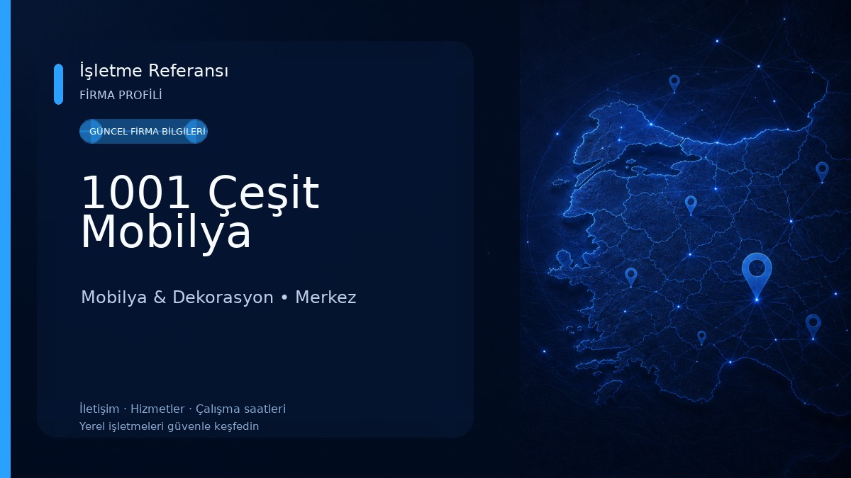 1001 Çeşit Mobilya Mobilya & Dekorasyon