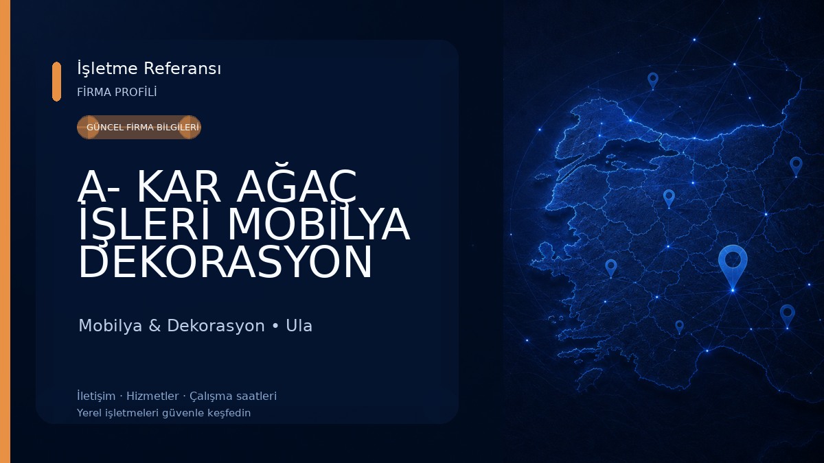 A- KAR AĞAÇ İŞLERİ MOBİLYA DEKORASYON Mobilya & Dekorasyon
