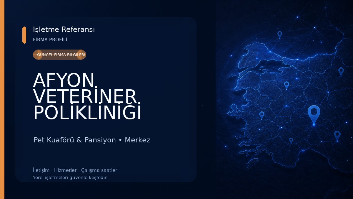 AFYON VETERİNER POLİKLİNİĞİ Pet Kuaförü & Pansiyon