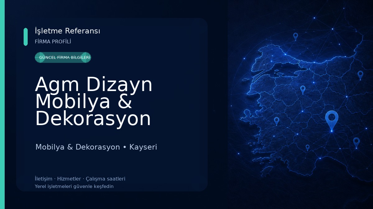Agm Dizayn Mobilya & Dekorasyon Mobilya & Dekorasyon