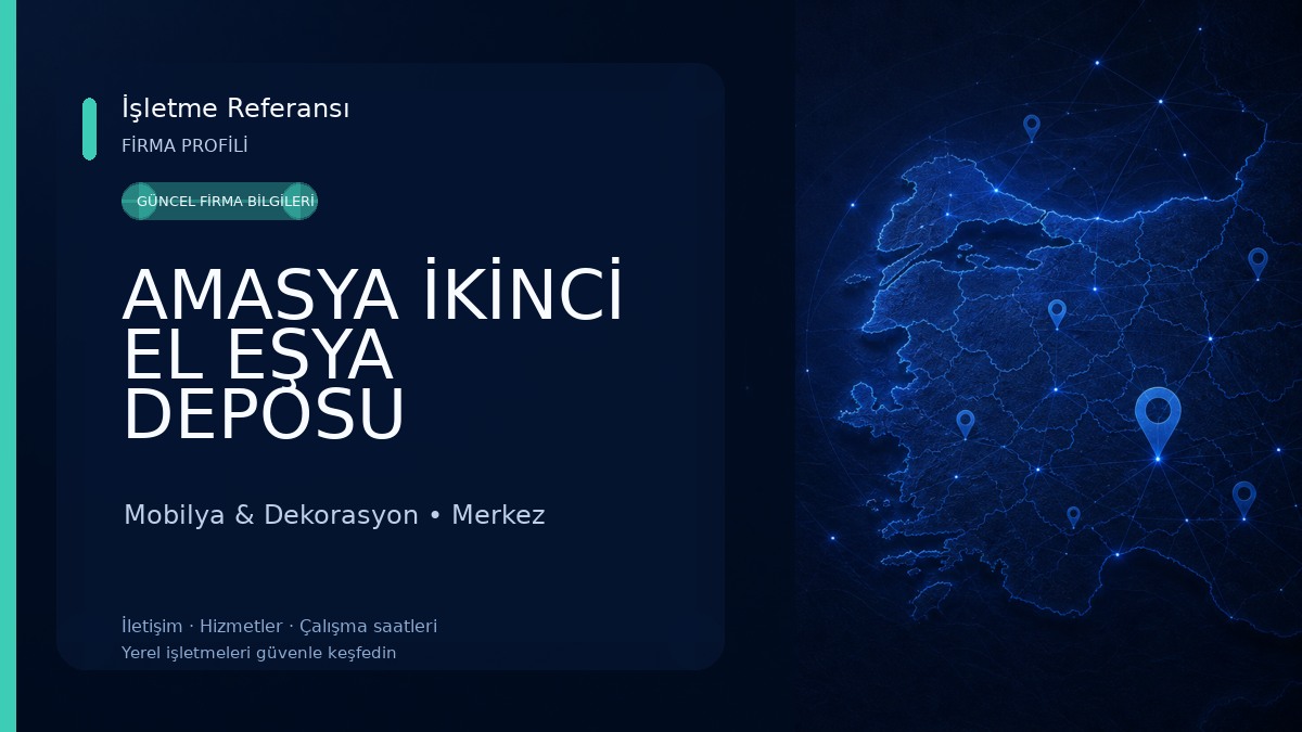 AMASYA İKİNCİ EL EŞYA DEPOSU MEHLEP CONCEPT Mobilya & Dekorasyon