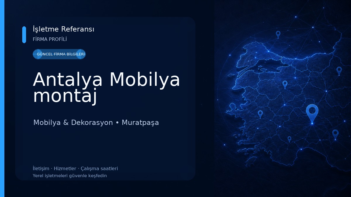 Antalya Mobilya montaj Mobilya & Dekorasyon