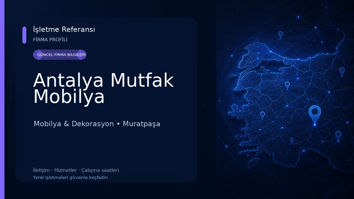 Antalya Mutfak Mobilya Mobilya & Dekorasyon