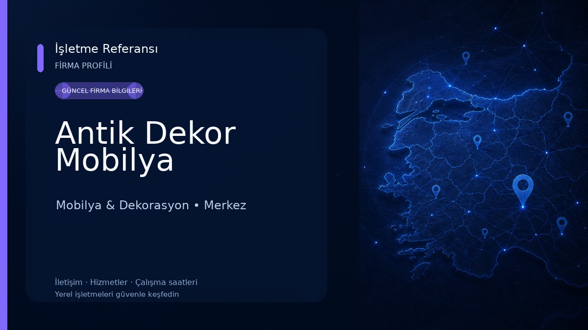 Antik Dekor Mobilya Mobilya & Dekorasyon
