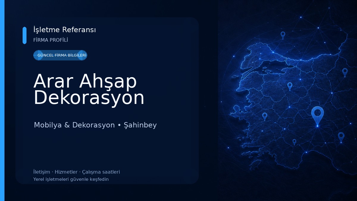 Arar Ahşap Dekorasyon Mobilya & Dekorasyon