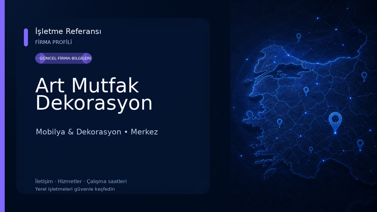 Art Mutfak Dekorasyon Mobilya & Dekorasyon