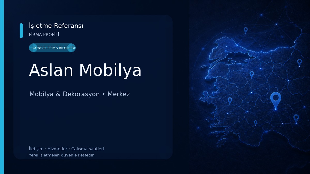 Aslan Mobilya Mobilya & Dekorasyon