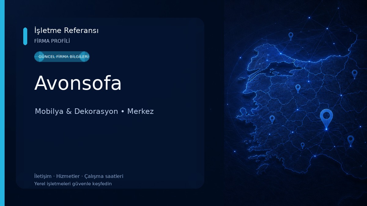 Avonsofa Mobilya & Dekorasyon