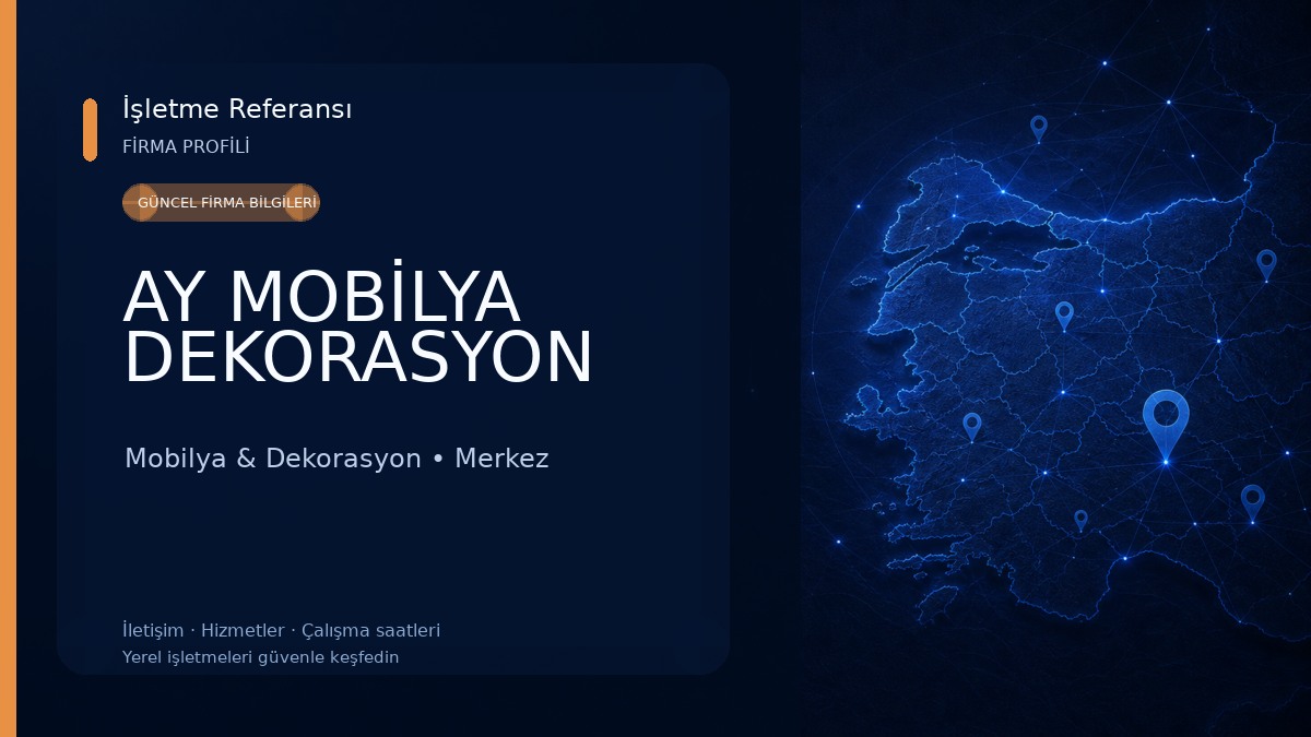 AY MOBİLYA DEKORASYON Mobilya & Dekorasyon