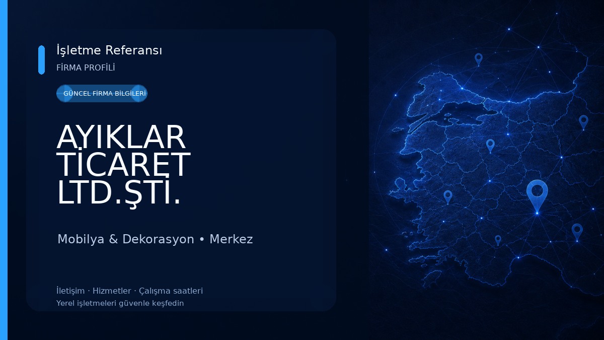 AYIKLAR TİCARET LTD.ŞTİ. Mobilya & Dekorasyon