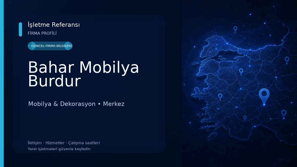 Bahar Mobilya Burdur Mobilya & Dekorasyon
