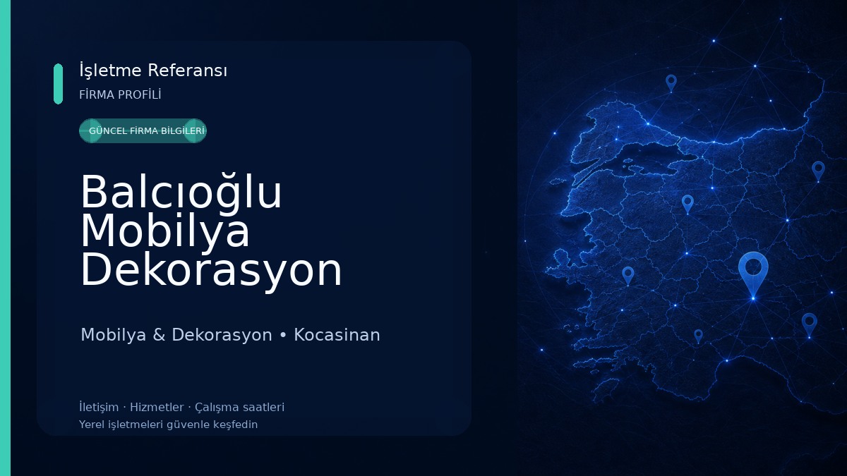 Balcıoğlu Mobilya Dekorasyon 