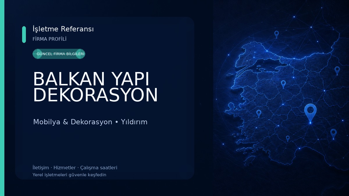 BALKAN YAPI DEKORASYON Mobilya & Dekorasyon
