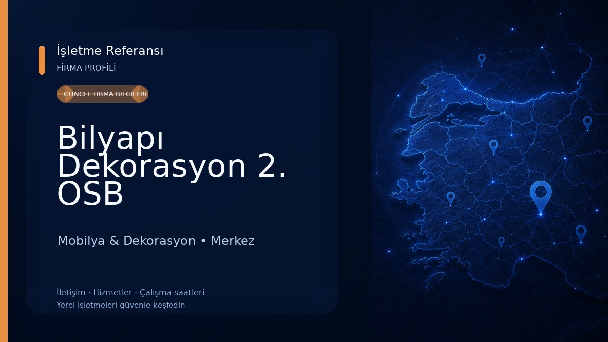 Bilyapı Dekorasyon 2. OSB Mobilya & Dekorasyon