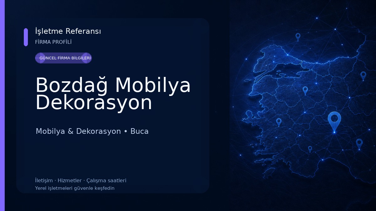 Bozdağ Mobilya Dekorasyon Mobilya & Dekorasyon