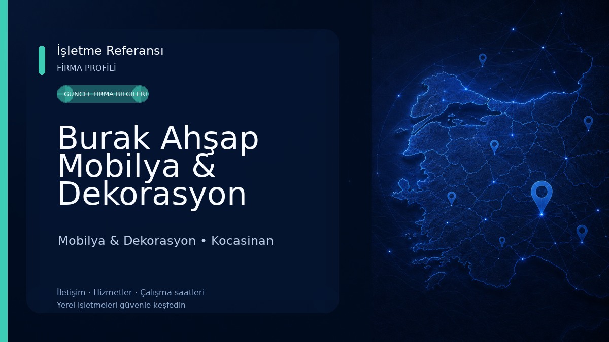 Burak Ahşap Mobilya & Dekorasyon Mobilya & Dekorasyon
