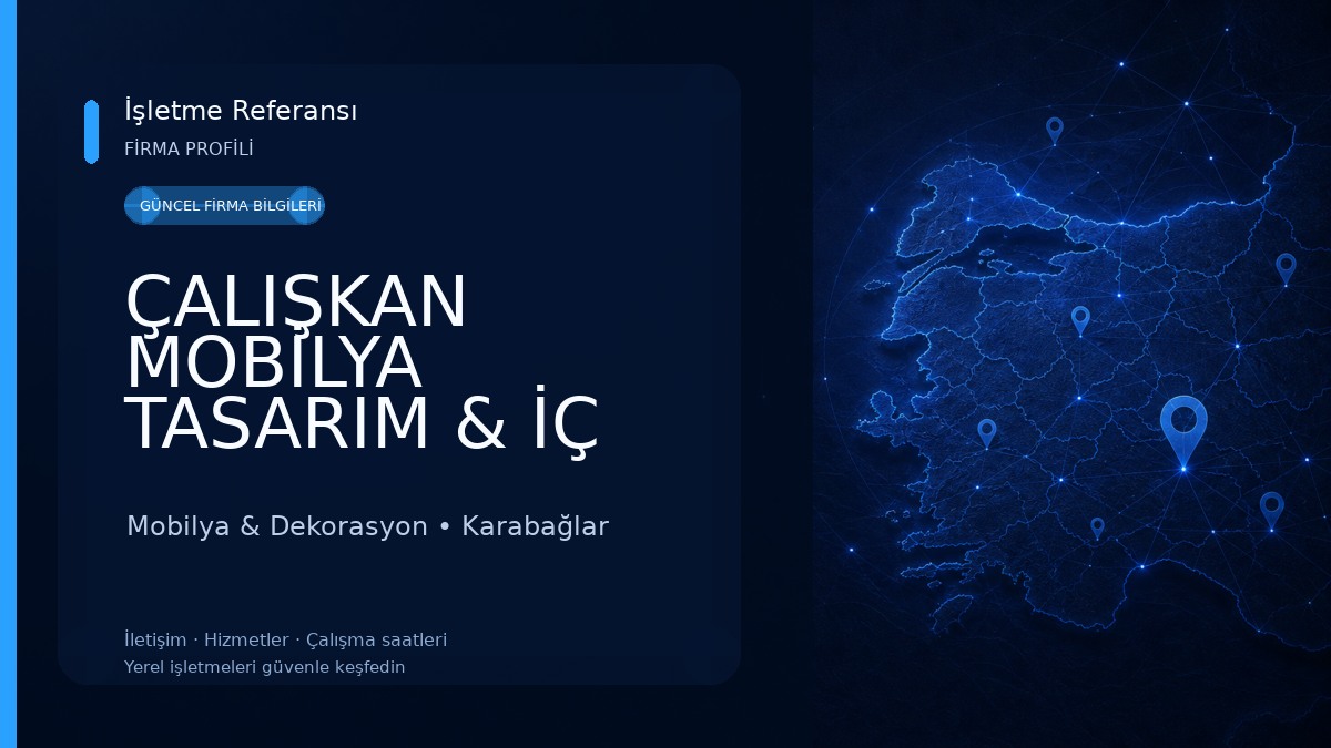 ÇALIŞKAN MOBİLYA TASARIM & İÇ DEKORASYON Mobilya & Dekorasyon