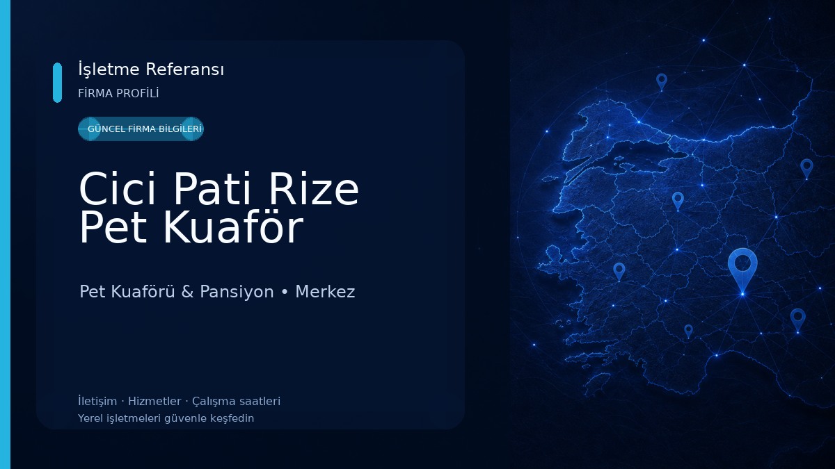 Cici Pati Rize Pet Kuaför Pet Kuaförü & Pansiyon