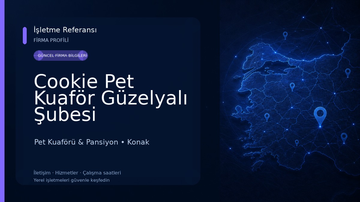 Cookie Pet Kuaför Güzelyalı Şubesi Pet Kuaförü & Pansiyon