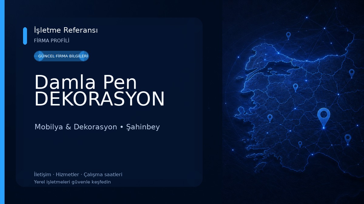 Damla Pen DEKORASYON Mobilya & Dekorasyon