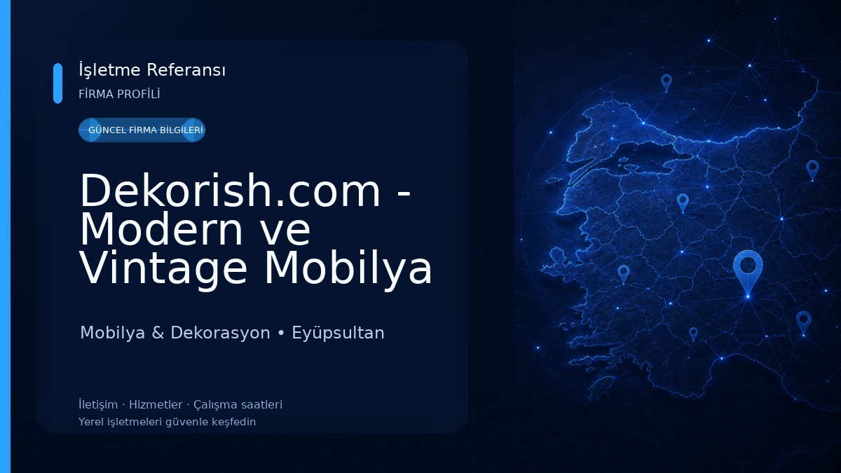 Dekorish.com - Modern ve Vintage Mobilya & Ev Dekorasyon Mobilya & Dekorasyon
