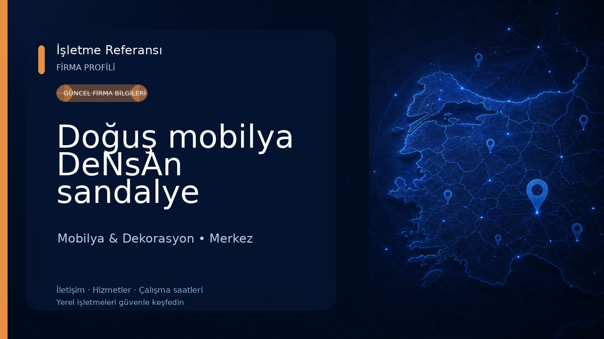 Doğuş mobilya DeNsAn sandalye Mobilya & Dekorasyon