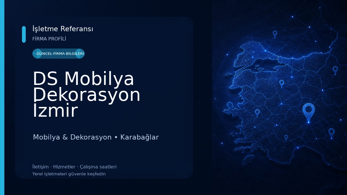 DS Mobilya Dekorasyon İzmir Mobilya & Dekorasyon