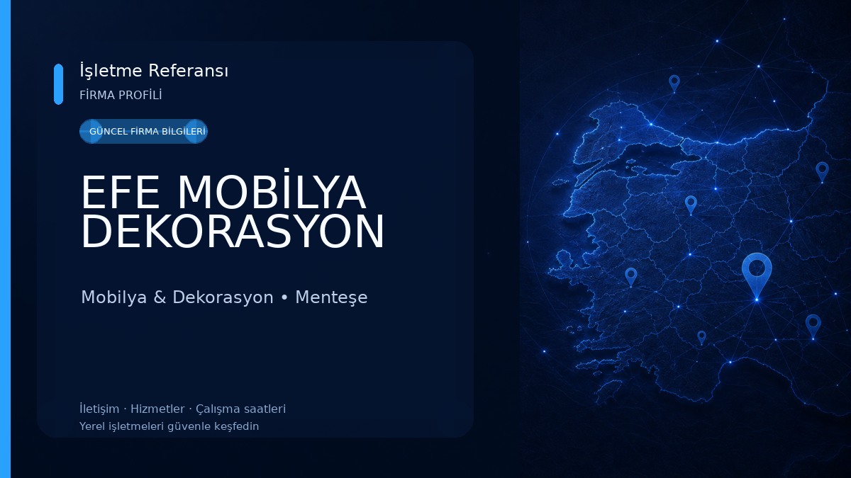 EFE MOBİLYA DEKORASYON Mobilya & Dekorasyon