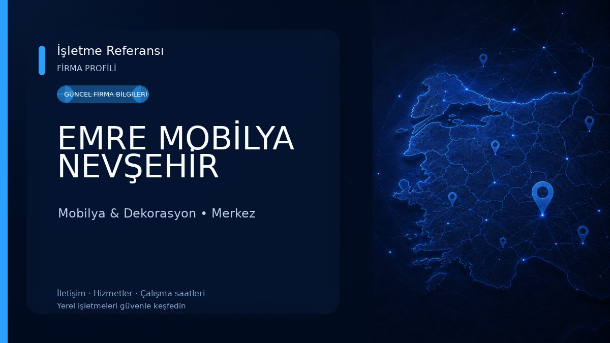 EMRE MOBİLYA NEVŞEHİR Mobilya & Dekorasyon