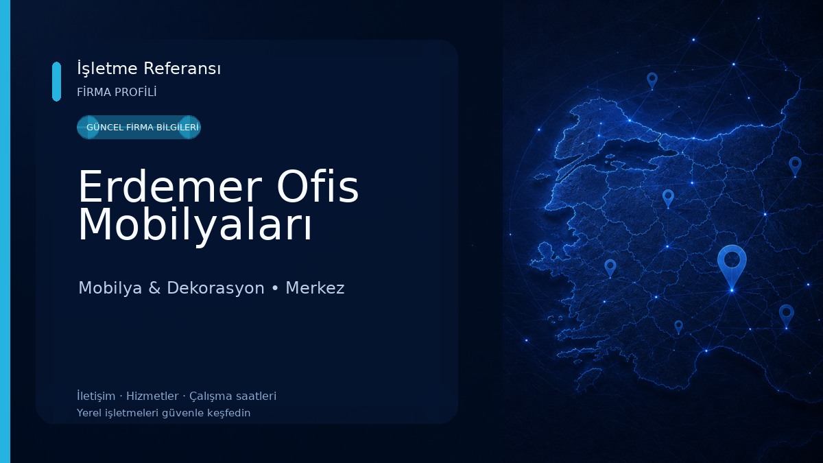 Erdemer Ofis Mobilyaları Mobilya & Dekorasyon