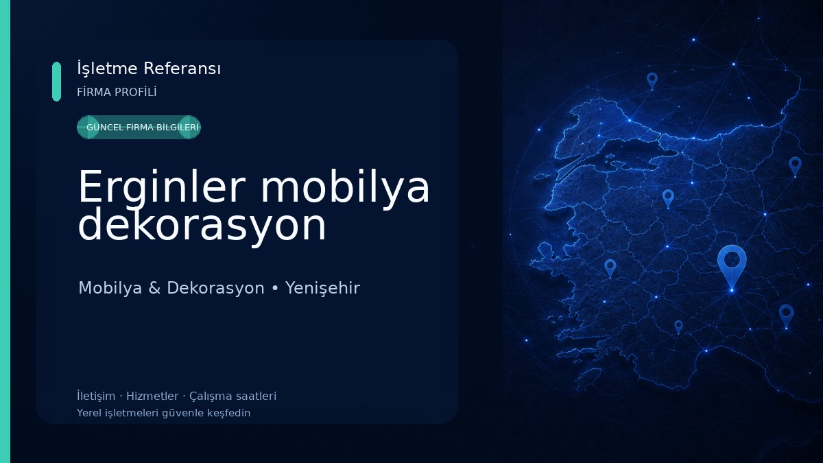 Erginler mobilya dekorasyon Mobilya & Dekorasyon
