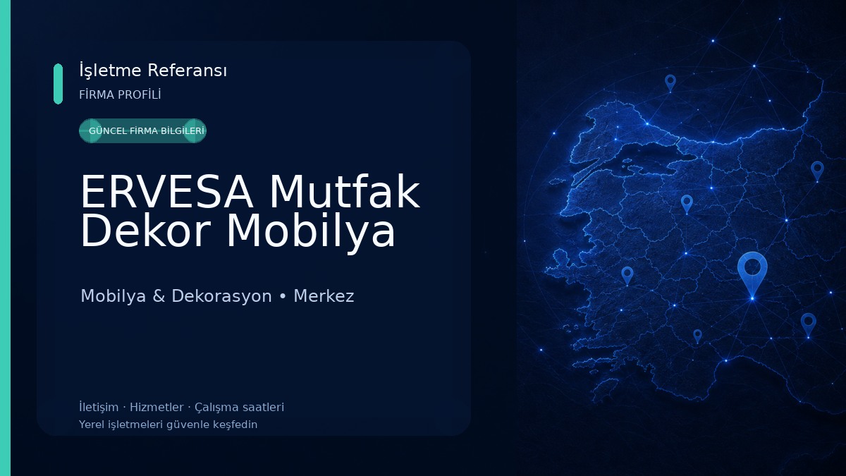 ERVESA Mutfak Dekor Mobilya Mobilya & Dekorasyon