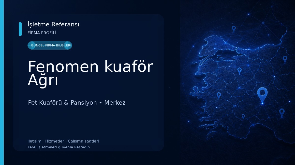 Fenomen kuaför Ağrı Pet Kuaförü & Pansiyon