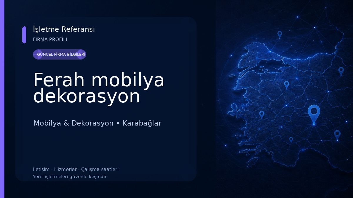 Ferah mobilya dekorasyon Mobilya & Dekorasyon