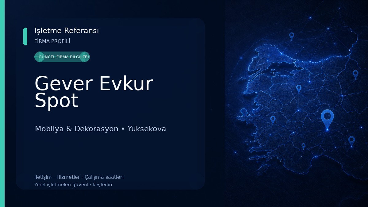 Gever Evkur Spot Mobilya & Dekorasyon