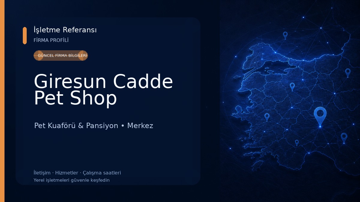 Giresun Cadde Pet Shop Pet Kuaförü & Pansiyon