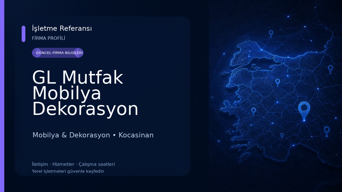 GL Mutfak Mobilya Dekorasyon Mobilya & Dekorasyon