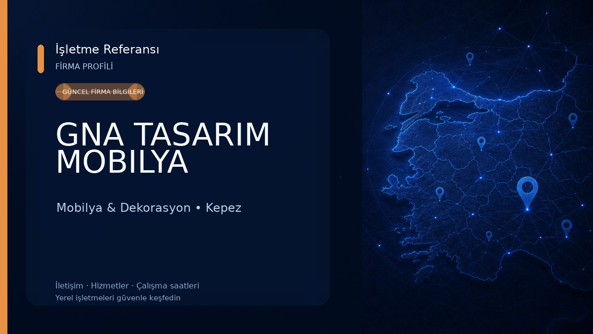 GNA TASARIM MOBILYA Mobilya & Dekorasyon