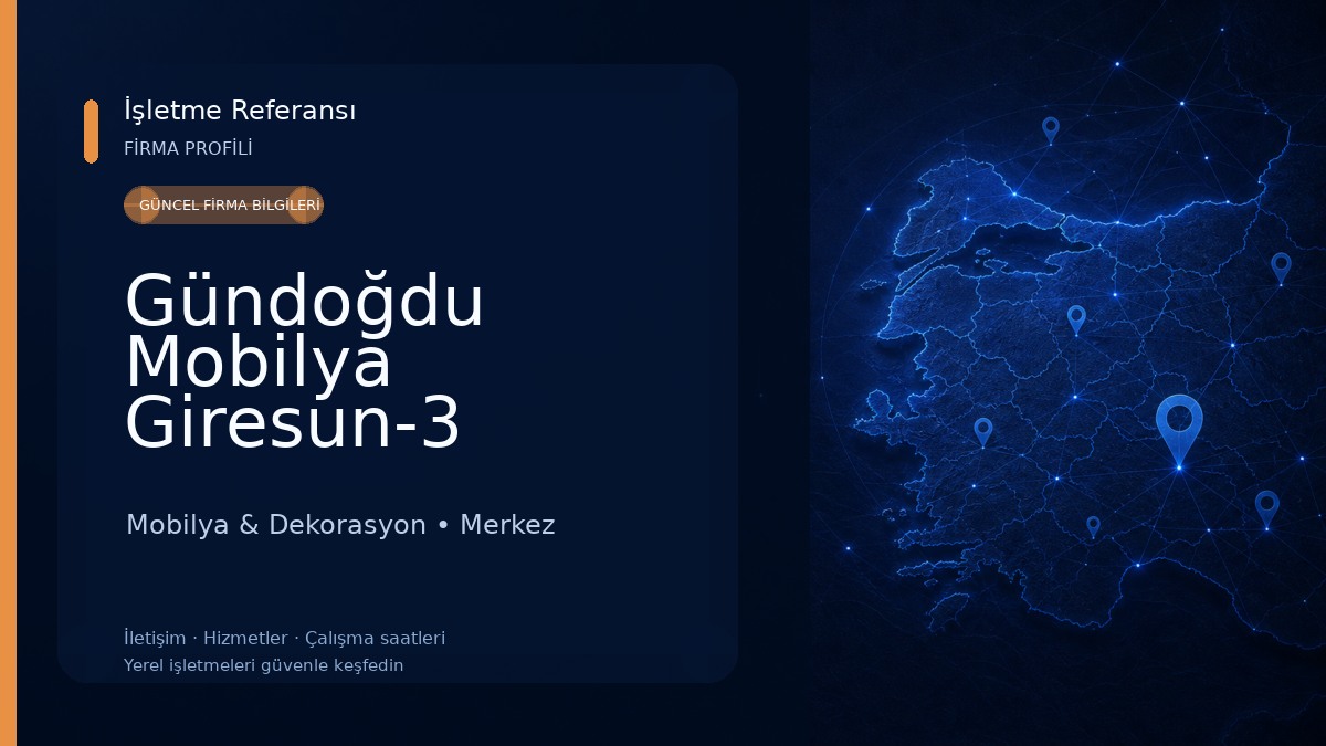 Gündoğdu Mobilya Giresun-3 Mobilya & Dekorasyon