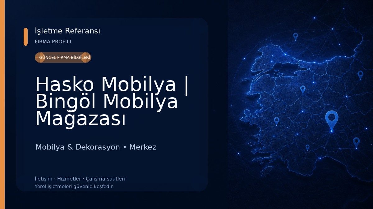 Hasko Mobilya | Bingöl Mobilya Mağazası Mobilya & Dekorasyon