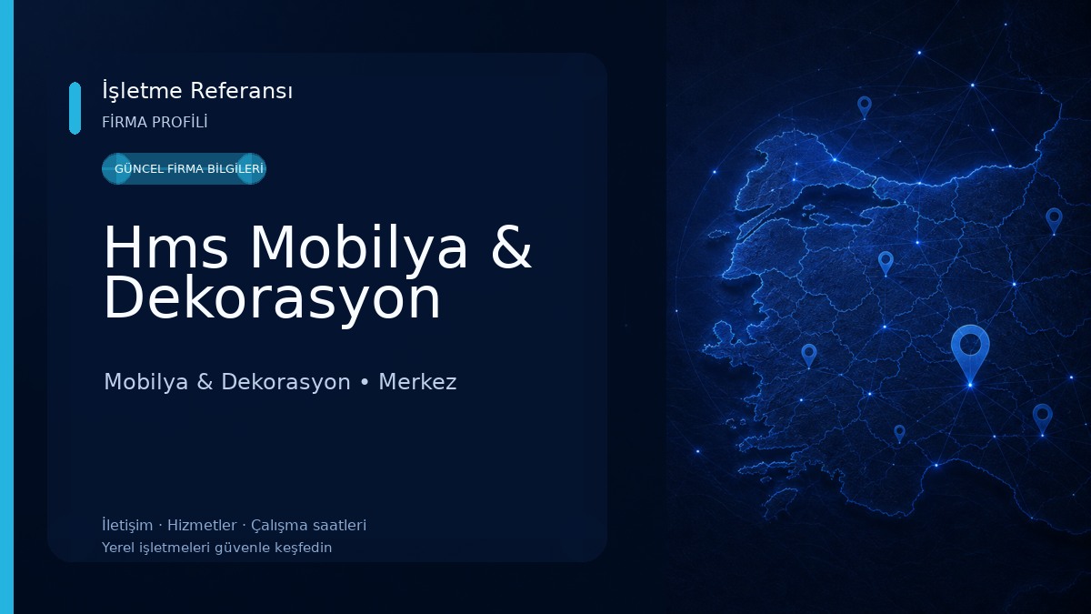 Hms Mobilya & Dekorasyon Mobilya & Dekorasyon