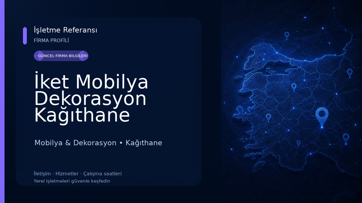 İket Mobilya Dekorasyon Kağıthane Mobilya & Dekorasyon