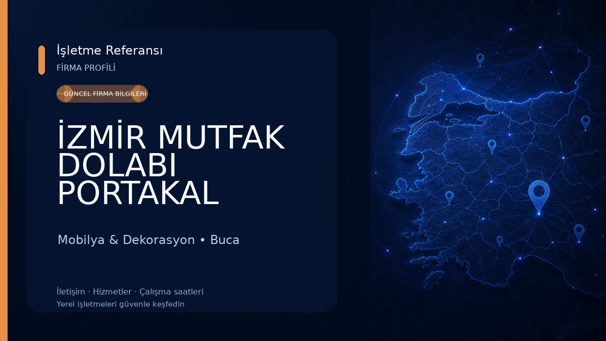 İZMİR MUTFAK DOLABI PORTAKAL MOBİLYA DEKORASYON TADİLAT Mobilya & Dekorasyon
