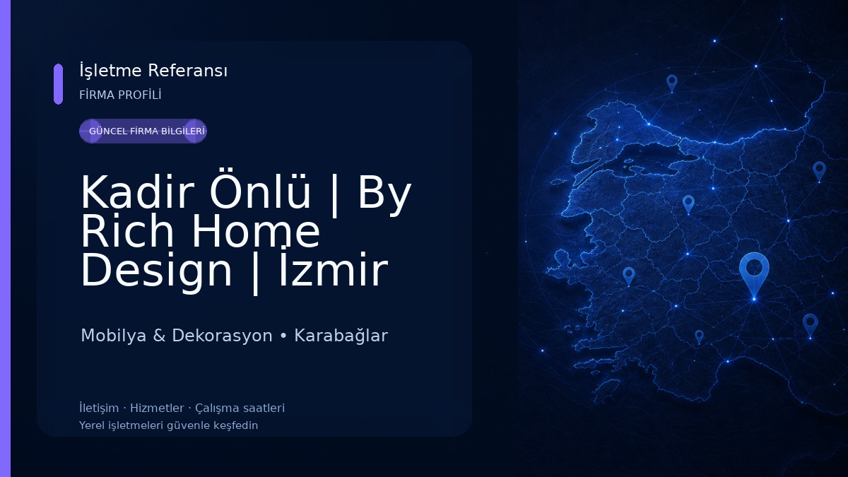 Kadir Önlü | By Rich Home Design | İzmir Dekorasyon ve İzmir Mobilya Tasarımı Mobilya & Dekorasyon