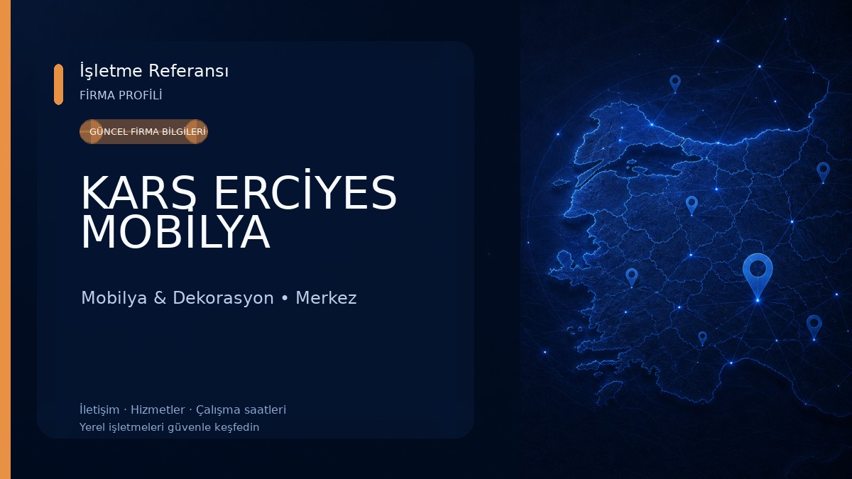 KARS ERCİYES MOBİLYA Mobilya & Dekorasyon