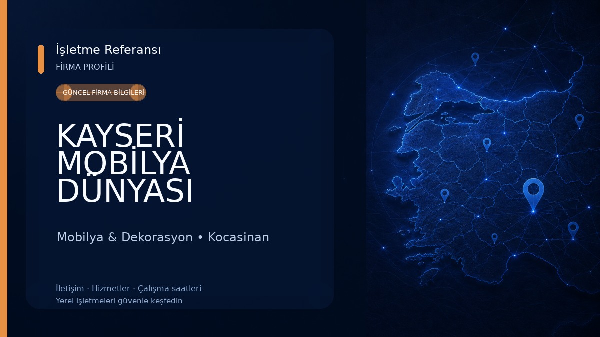 KAYSERİ MOBİLYA DÜNYASI Mobilya & Dekorasyon