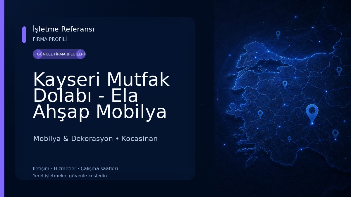 Kayseri Mutfak Dolabı - Ela Ahşap Mobilya Mobilya & Dekorasyon