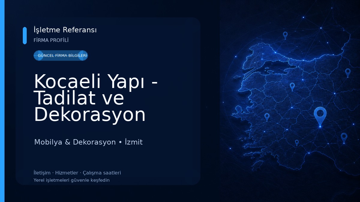 Kocaeli Yapı - Tadilat ve Dekorasyon Firması 