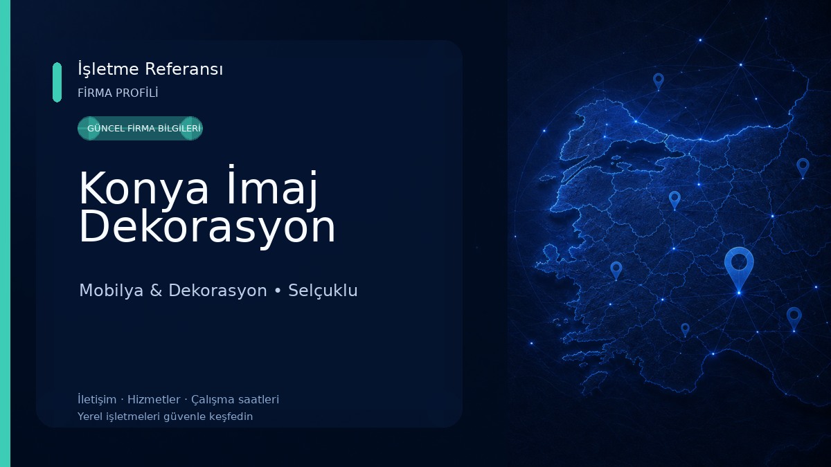 Konya İmaj Dekorasyon Mobilya & Dekorasyon