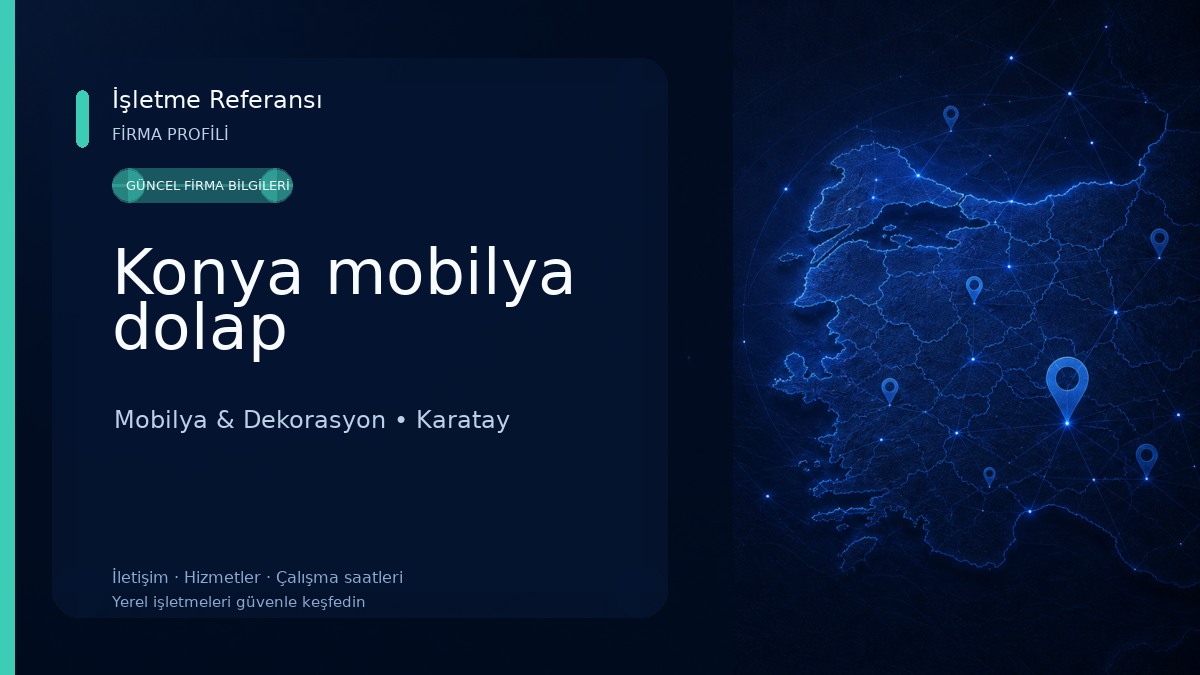 Konya mobilya dolap 